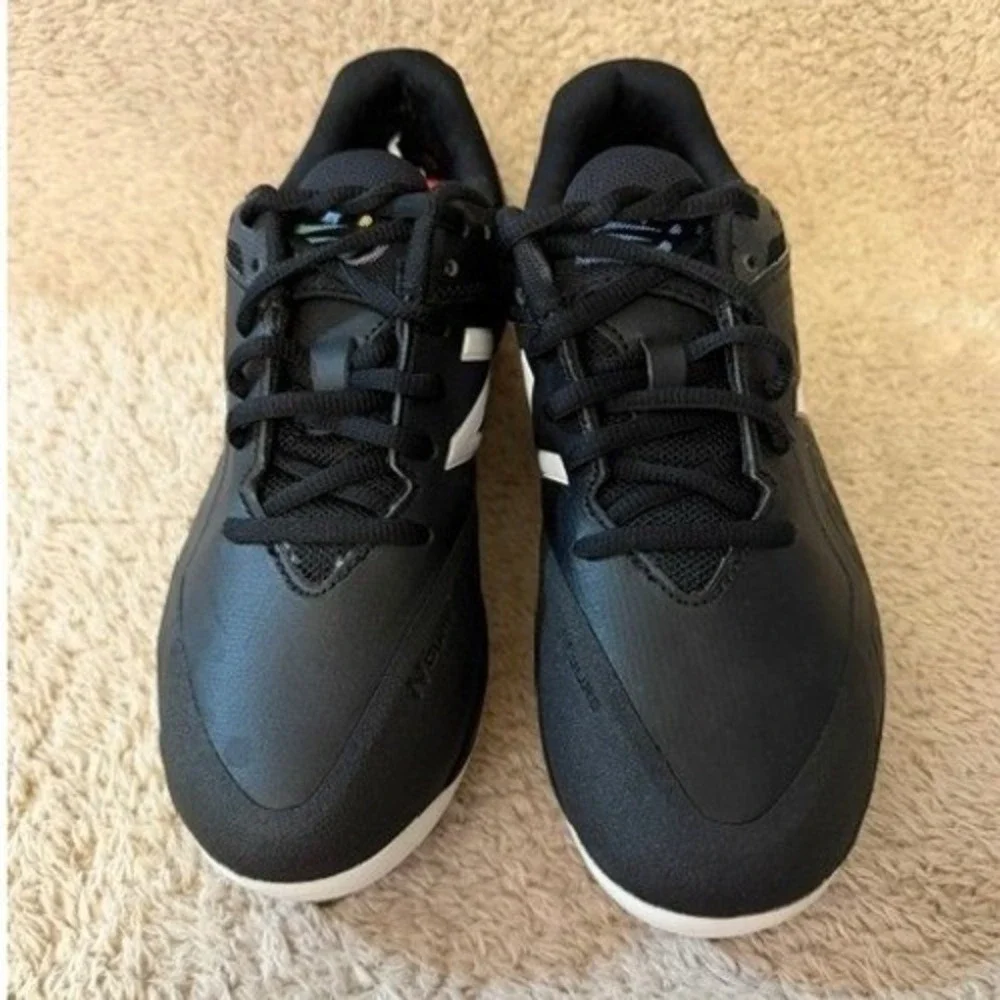New Balance Fuse v1 Womens 5.5 D Wide Metal Softball Cleats Black White SMFUSEK1